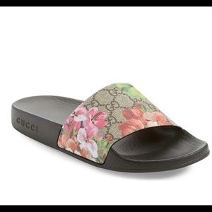 gucci flower sandals